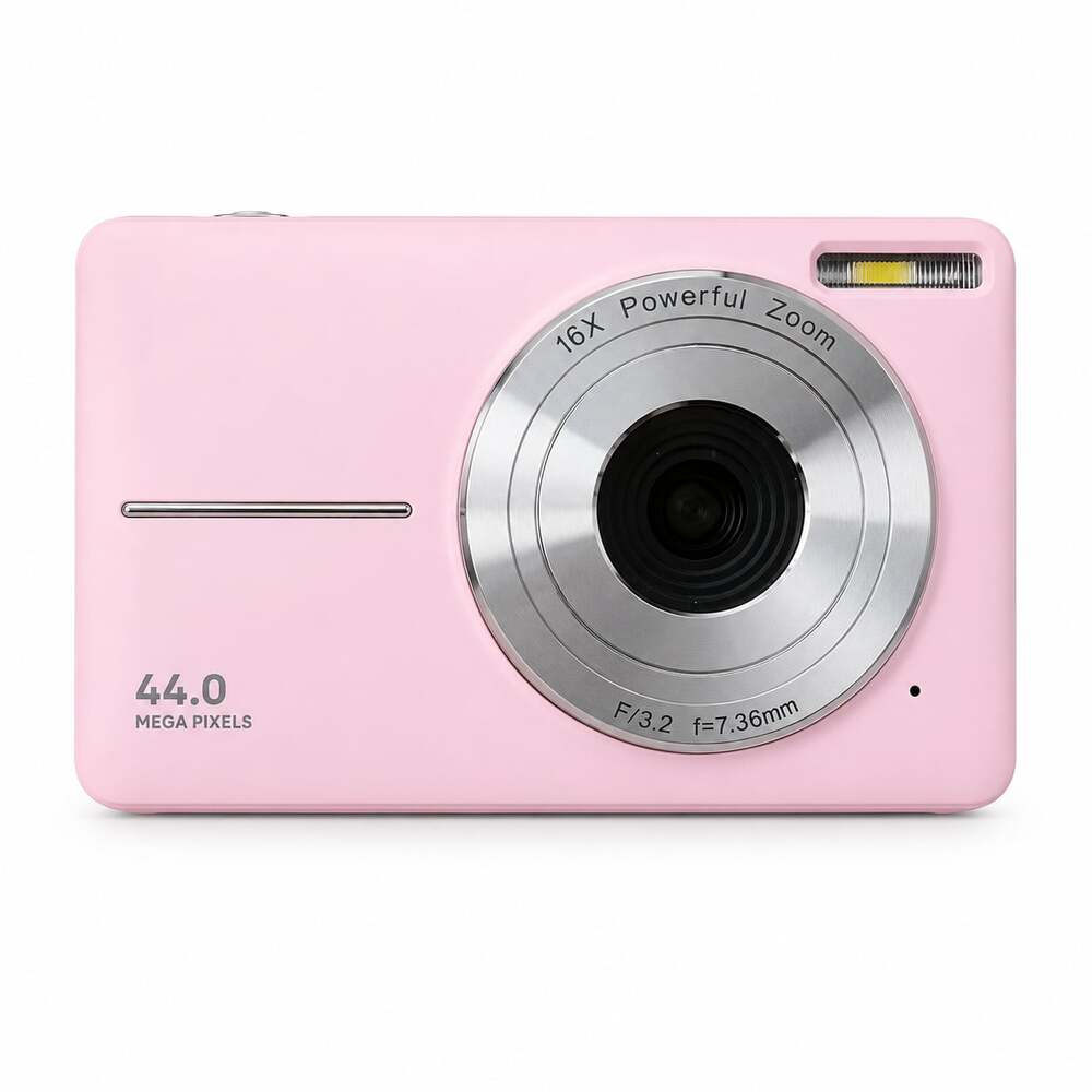 DC403 44MP Digital Camera Pink 16X Zoom